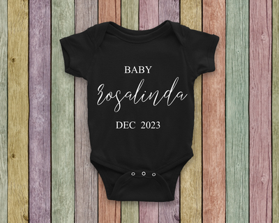 Personalized Baby Bodysuit