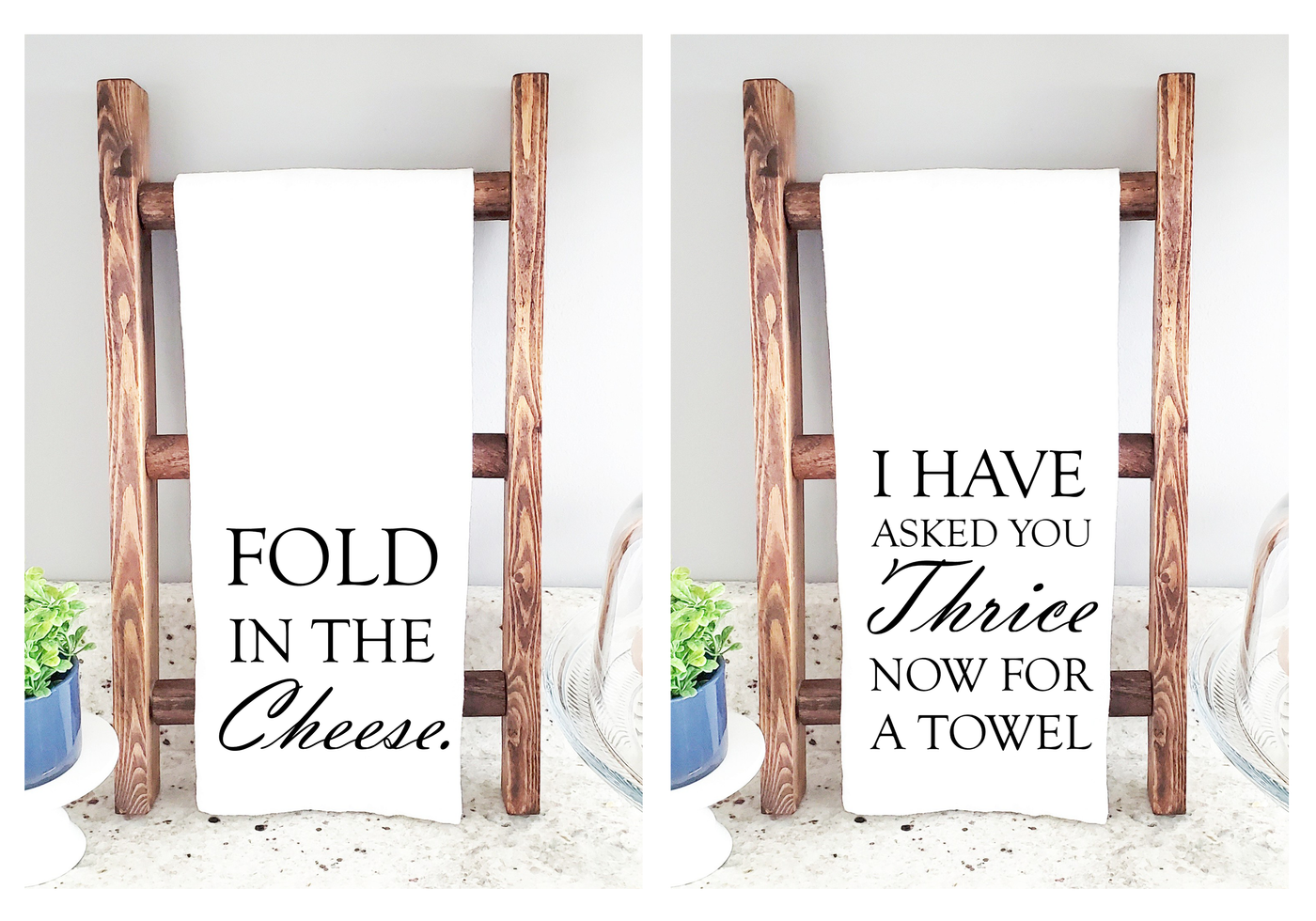 Fold In The Cheese Kitchen Towel