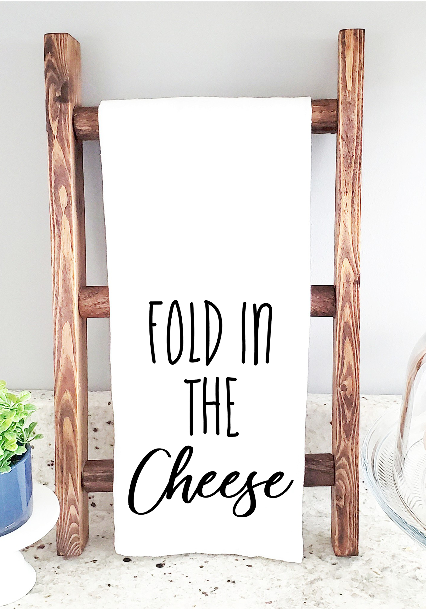 Fold In The Cheese Kitchen Towel