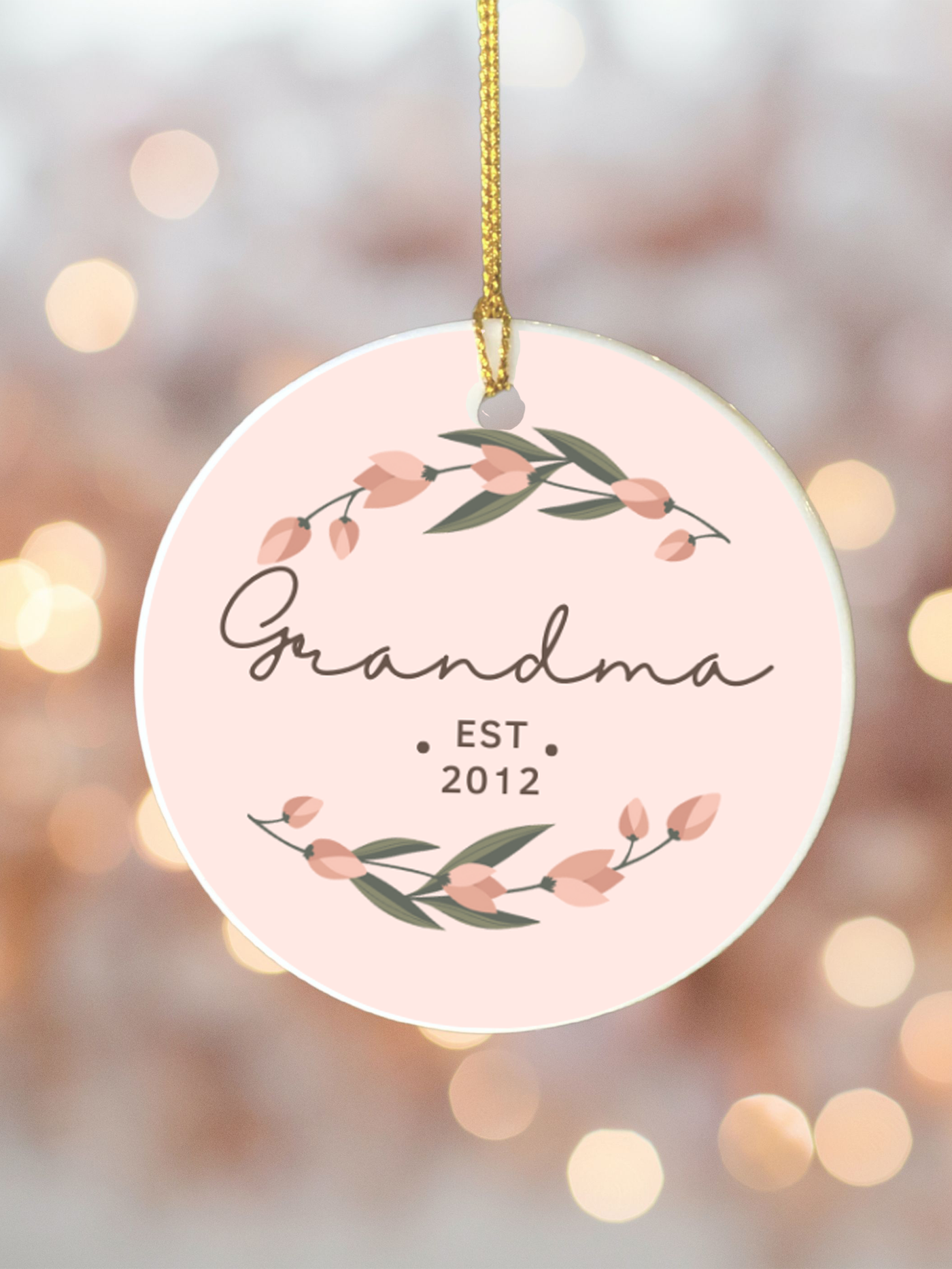 Personalized Grandma Ornament