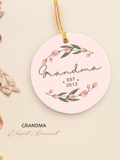 Personalized Grandma Ornament