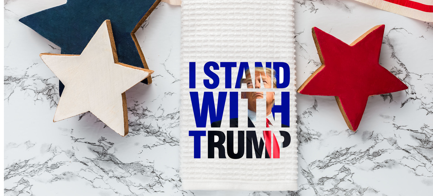 I stand with Trump Kitchen Towel Bundle