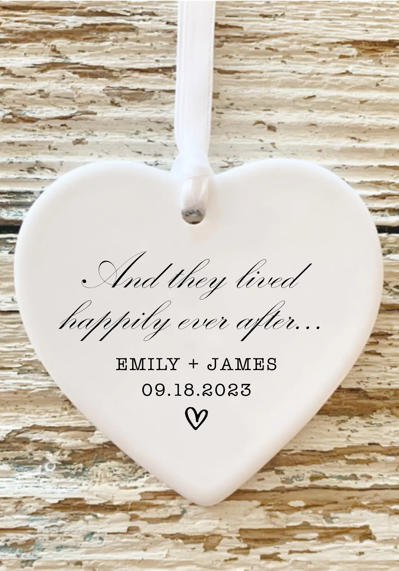 Happily Ever After Heart Ornament