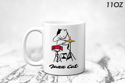 Cat Drummer Mug