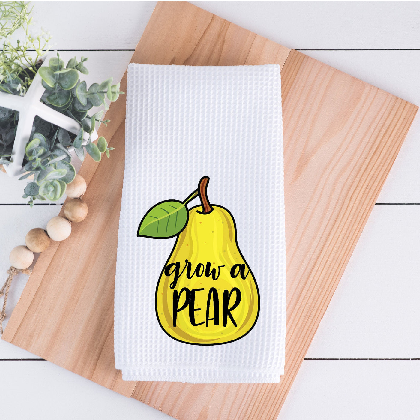 Funny Fruit Puns Kitchen Towels