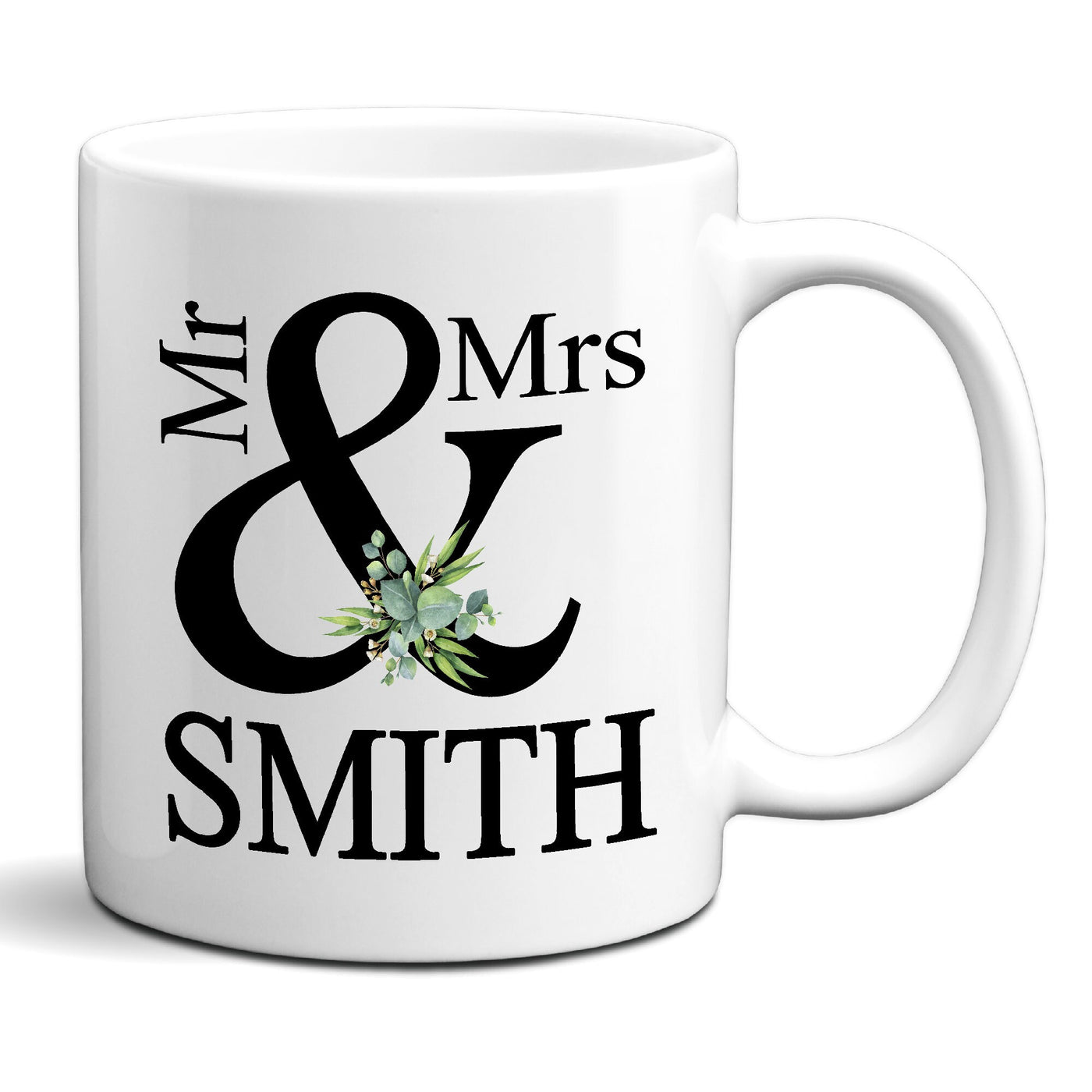 Mrs. And Mr. Personalized Mug