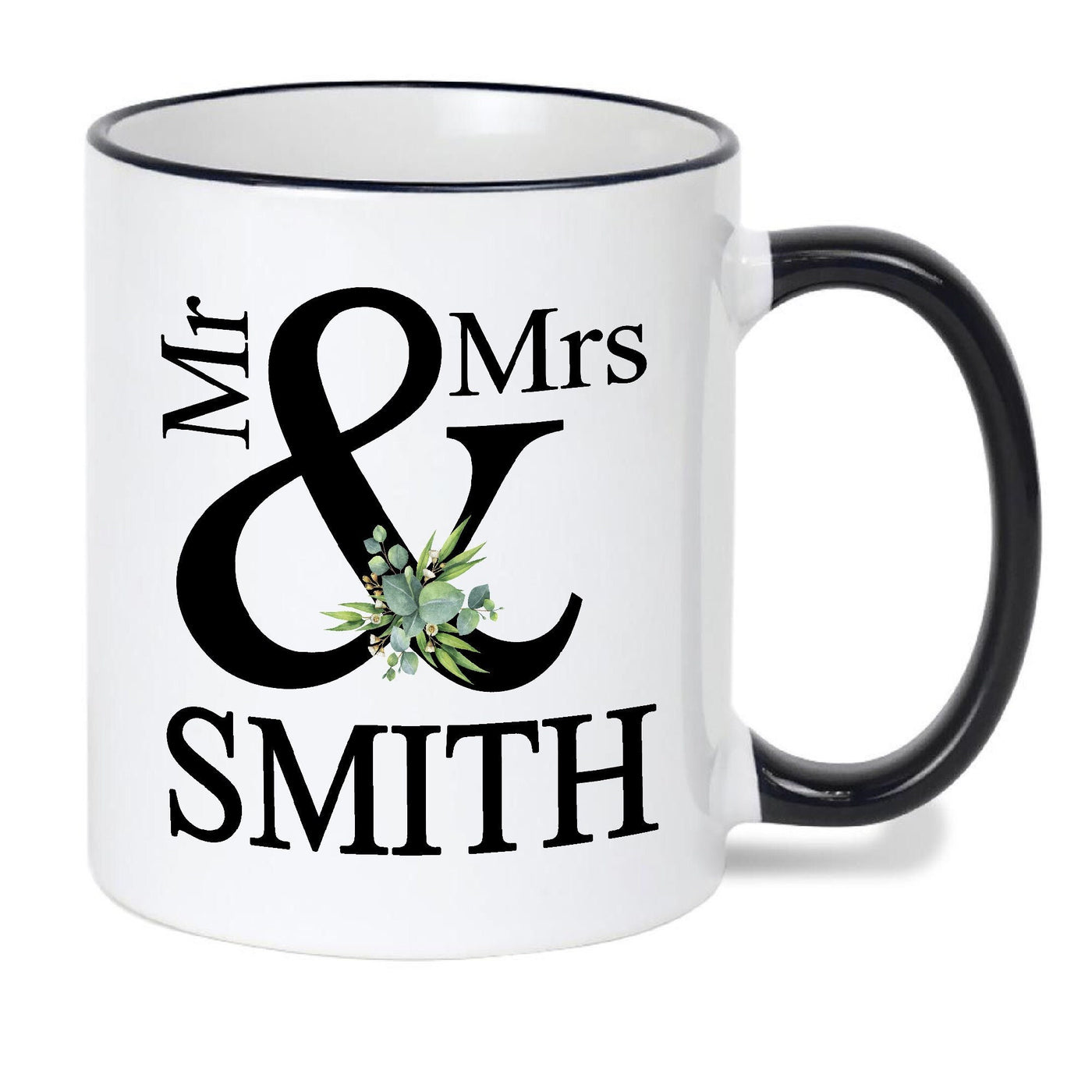 Mrs. And Mr. Personalized Mug