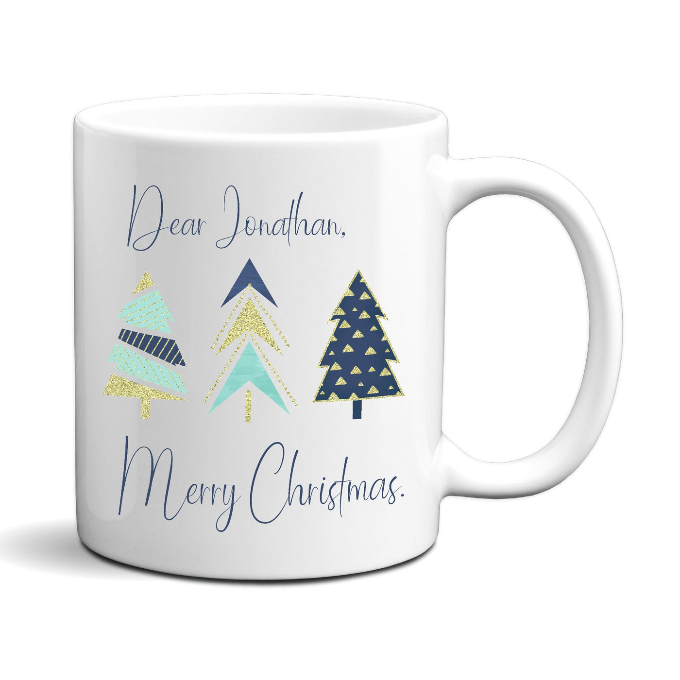 Merry Christmas Name Personalized Mug