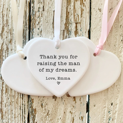 Mother-in-Law Gift Heart Ornament