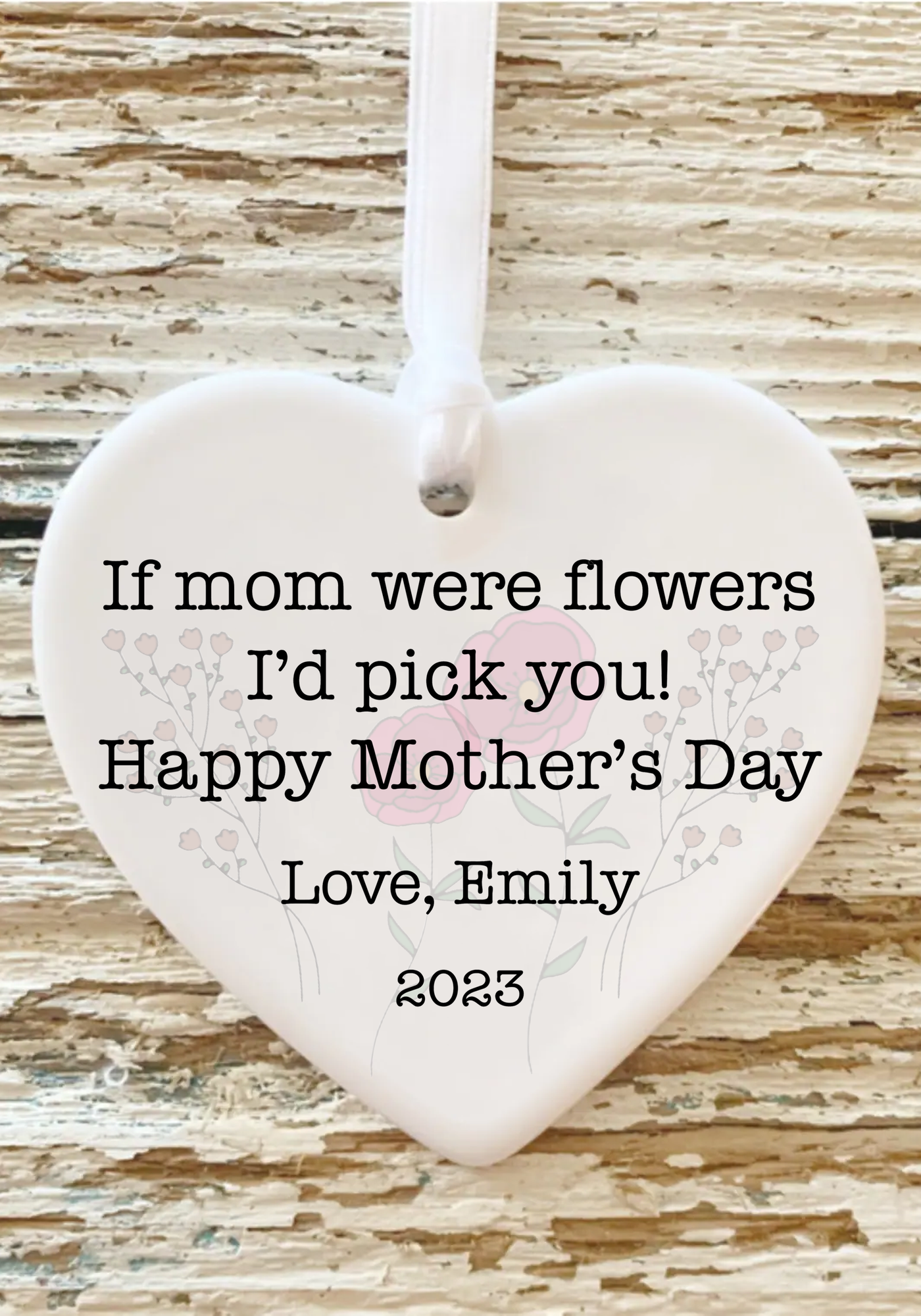 Happy Mother's Day Heart Ornament