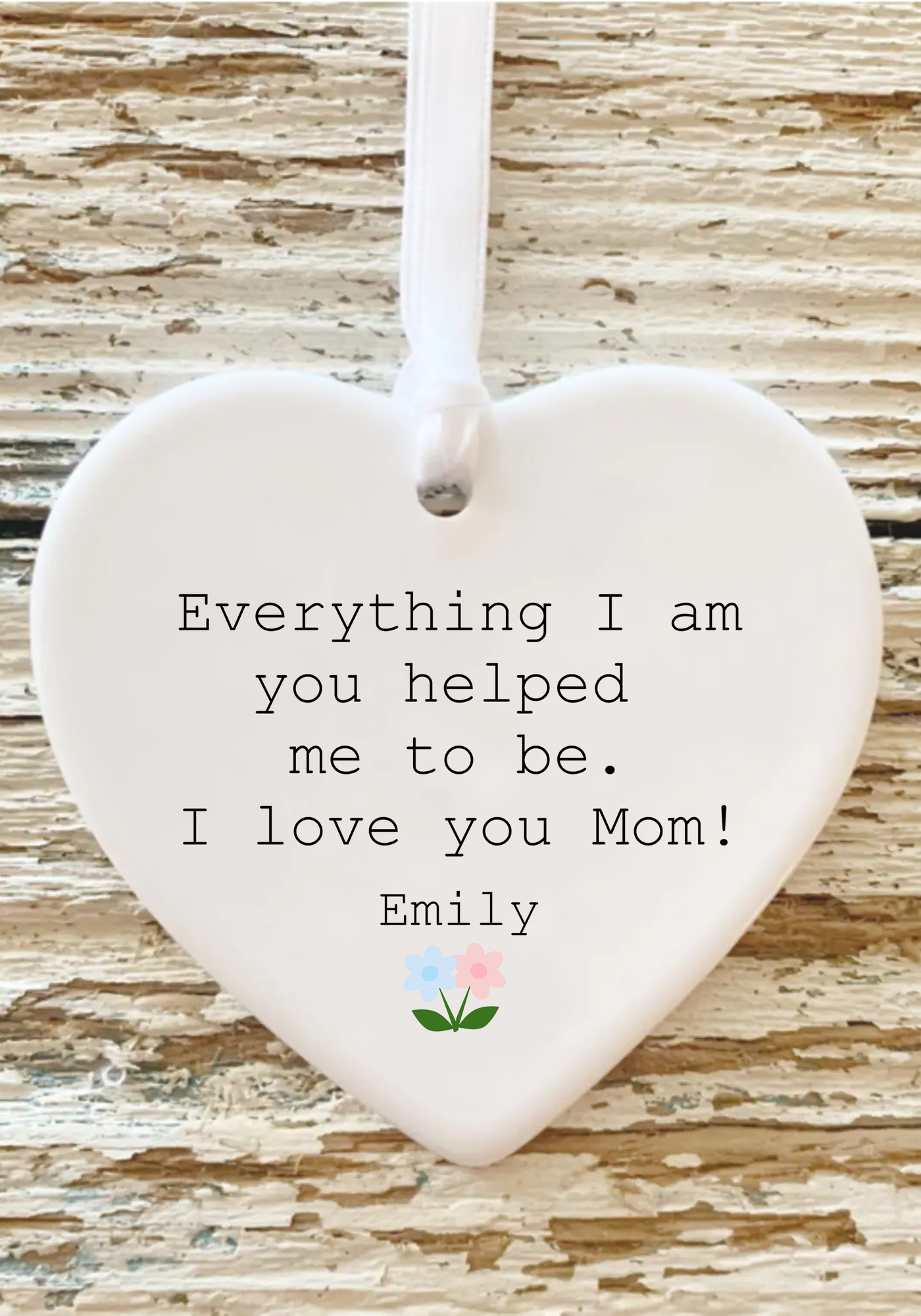 Mother's Day/Birthday Gift Heart Ornament