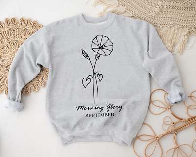 Birth Month September-Morning Glory Sweatshirt