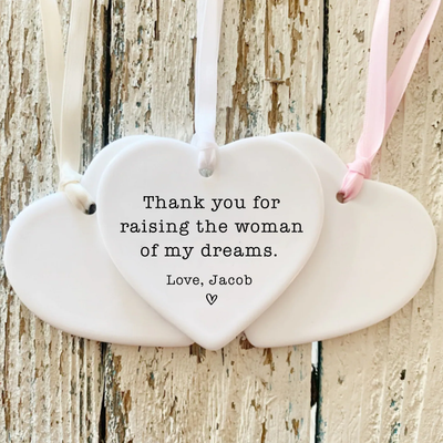 Mother-in-Law Gift Heart Ornament